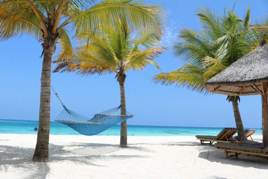 European summer destinations to visit in July with tropical beach scenery and sunny weather